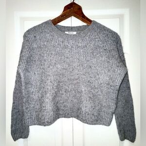 Madewell Alpaca-Blend Cropped Sweater – Women’s XS. EUC